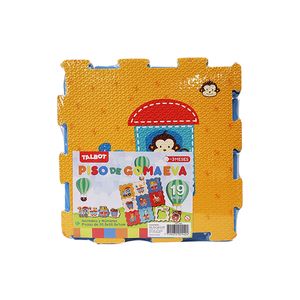 PISO GOMA EVA TALBOT ANIMALES Y NUMEROS x 9U. 30,5x30,5x1cm.