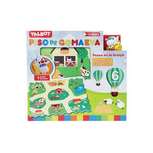 PISO GOMA EVA TALBOT PASEO EN LA GRANJA x 6U. 73,5x43,5cm.