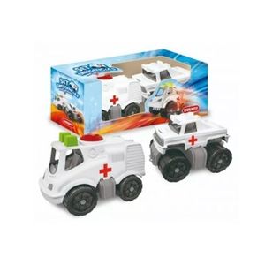 SET DURAVIT EMERGENCIA MINI AMBULANCIA + PICK UP