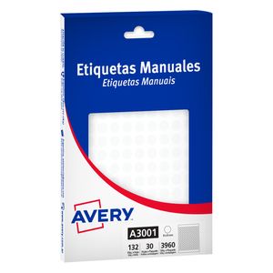 ETIQUETA AVERY MULTIUSO RED. BLANCA