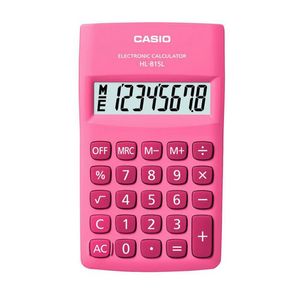 CALCULADORA CASIO PORTATIL ROSA HL-815 PK