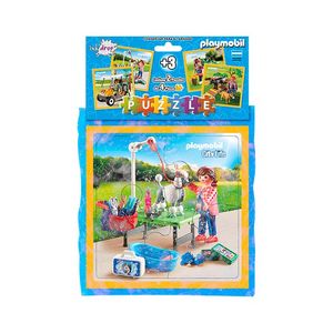 ROMPECABEZAS 16x16 PLAYMOBIL CITY LIFE 4 PZAS. EN CAJA