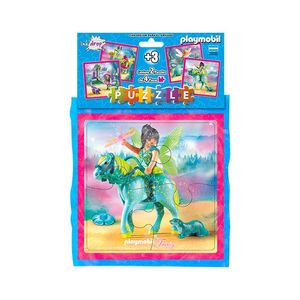 ROMPECABEZAS 16x16 PLAYMOBIL HADAS 4 PZAS. EN CAJA