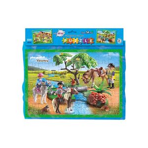 ROMPECABEZAS 50x35 PLAYMOBIL COUNTRY 54 PZAS. EN CAJA
