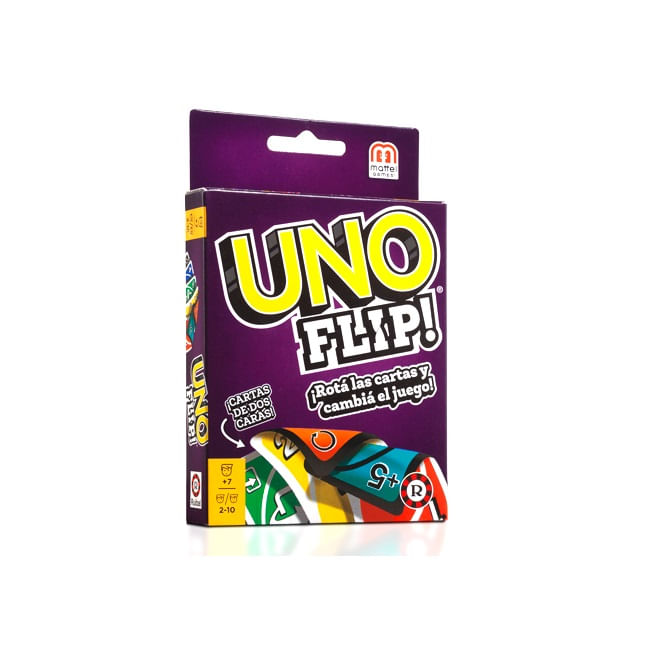 Juego de cartas store uno flip