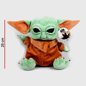 MUÑECO PELUCHE STAR WARS BABY YODA 25cm.