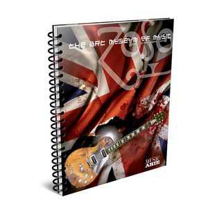 CUADERNO ARTE MUSIC C/ESP.16x21 x 80 RAY.