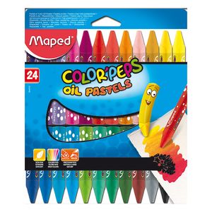 CRAYONES MAPED COLOR PEPS OLEO AL PASTEL x 24