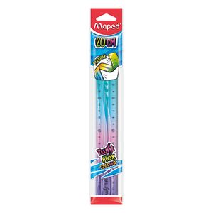 REGLA MAPED TWIST N´ FLEX DECORADA x 20cm. EP