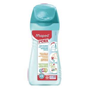 BOTELLA MAPED PLASTICA ORIGINS 430ML. TURQUESA