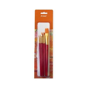 SET DE PINCELES ARTMATE SINTETICOS SURTIDOS x 6u.