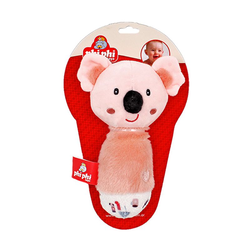 PELUCHE BEBE SONAJERO KOALA 17cm. Tomy