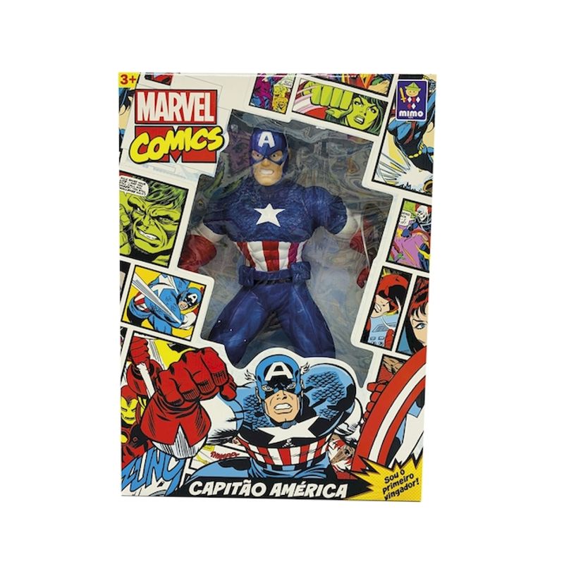 Smart Megajuguetería. Muñeco Capitan America Avengers Marvel 55cm