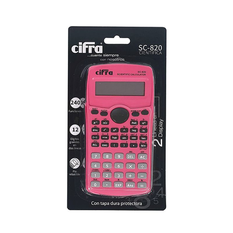 Calculadora discount cientifica rosa