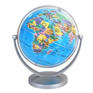 GLOBO TERRAQUEO B/PLASTICO POLITICO 14CM MULTIGIRO