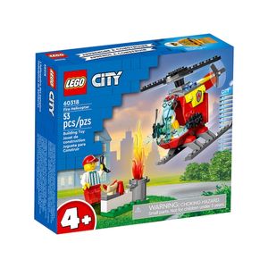 BLOQUE LEGO CITY HELICÓPTERO DE BOMBEROS 53pzas