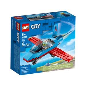BLOQUE LEGO CITY AVIÓN ACROBÁTICO 59pzas