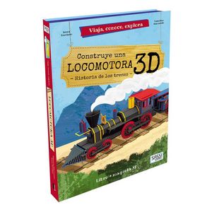 LIBRO MANOLITO COLECCIÓN MAQUETA 3D CONSTRUYE UNA LOCOMOTORA