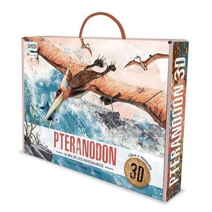 LIBRO MANOLITO COLECCIÓN ANIMALES 3D  DINOSAURIO PTERANODON