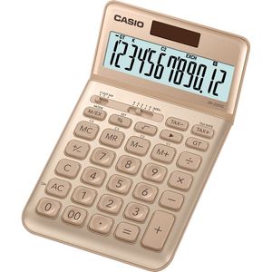 CALCULADORA CASIO ESCRITORIO DORADA JW-200SC-GD