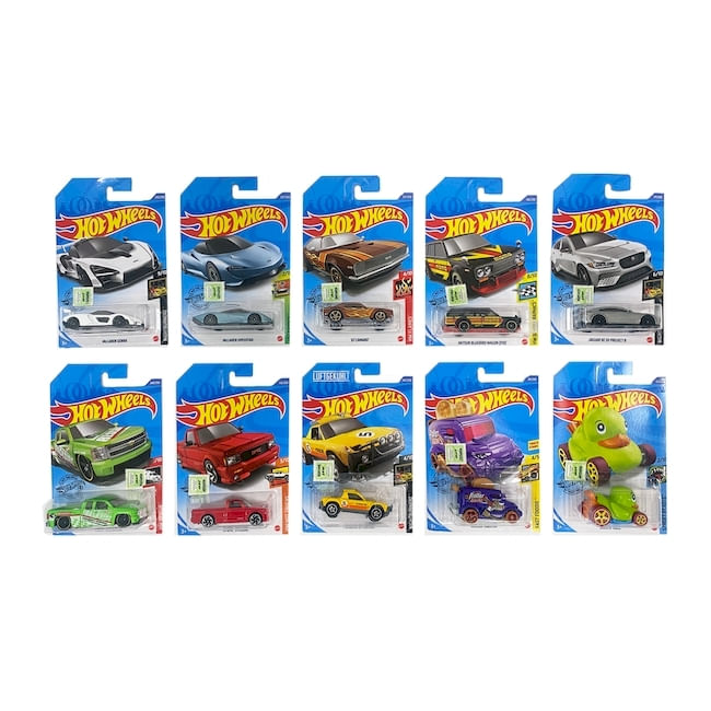 Hot Wheels Pack X10 Coleccion Autos Surtidos - Mattel