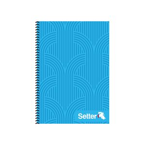 CUADERNO SETTER COLORS ESPIRAL A4 x 80 CUAD.