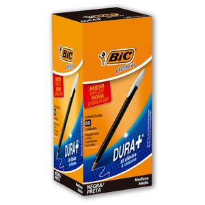 BOLIGRAFO BIC OPACO DURA + 1mm.NEGRO
