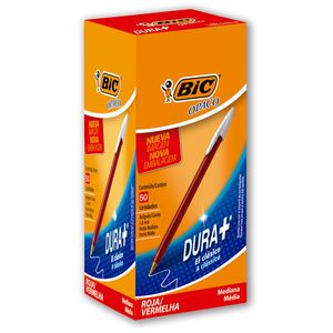 BOLIGRAFO BIC OPACO DURA + 1mm.ROJO