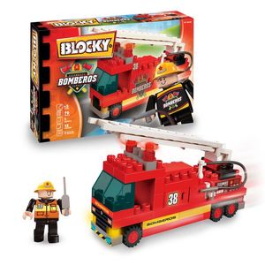 BLOQUE BLOCKY BOMBERO N°1 70 PIEZAS