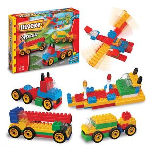 BLOQUE BLOCKY VEHICULOS 140 PIEZAS