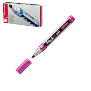 MARCADOR MARK-4 ALL PERMANENTE P/RED.ROSA