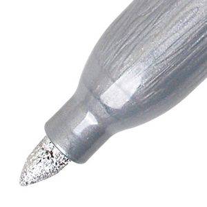 MARCADOR SHARPIE PERMANENTE METALLIC PLATA