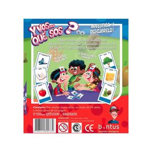 JUEGO DE CARTAS BONTUS PARA LLEVAR Y VOS QUIEN SOS?