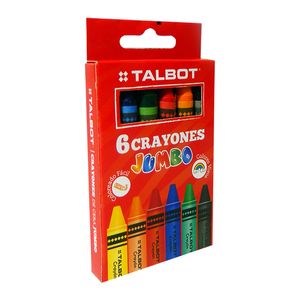 LAPIZ CERA JUMBO TALBOT x 6