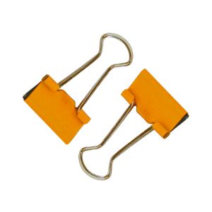 DOBLE CLIP TALBOT 19mm NARANJA BL x 12u
