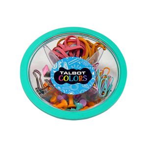 KIT TALBOT PASTEL BANDA/CLIPS/BINDER/GALERA BOWL ANTIDESLIZANTE