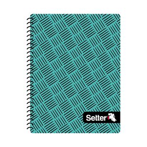 CUADERNO SETTER GEOMETRY ESPIRAL A4 x 80 RAY.