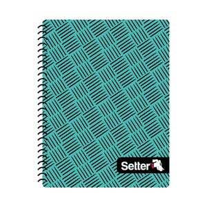 CUADERNO SETTER GEOMETRY ESPIRAL A4 x 80 CUAD.