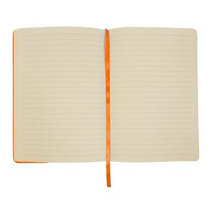 CUADERNO TALBOT PU 14x21 T/DURA NARANJA 96hjs. RAY.