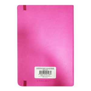 CUADERNO TALBOT PU DESIGN 14x21 T/DURA WATERMELON 96hjs RAY.