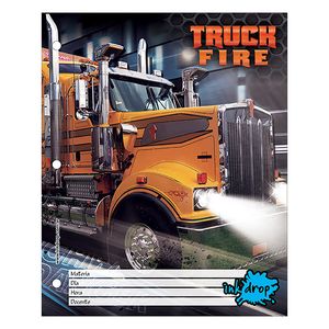 CARATULA ESCOLAR TRUCKS x 6