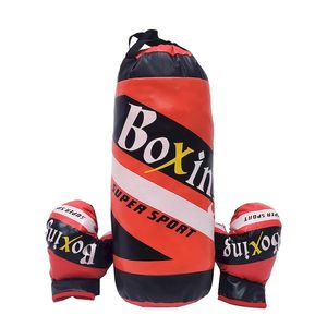 SET DE BOXEO CON GUANTES 50cm.