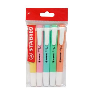 RESALTADOR STABILO SWING COOL PASTEL x 5 SURT.