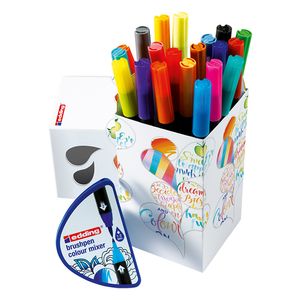 SET MARCADOR EDDING E1340 PTA.PINCEL x 20 SURT.