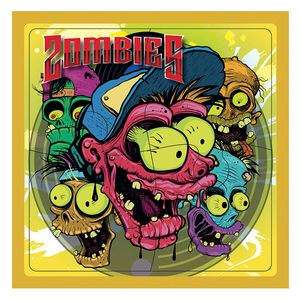 ROMPECABEZAS 16x16 ZOMBIES SETx 2 U. 4 PZAS.