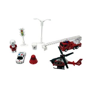SET BOMBEROS VEHICULOS Y AERONAVES BC 9 U.