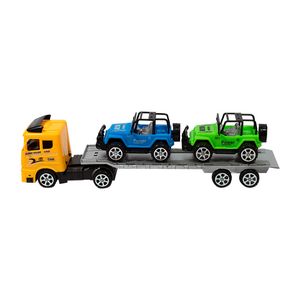 CAMION MOSQUITO FRICCION SUPER TRACK C/2 JEEPS 30CM