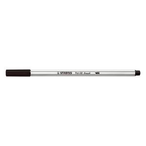 MARCADOR STABILO PEN 68 BRUSH NEGRO