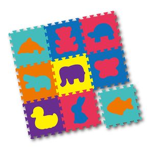 PISO GOMA EVA TALBOT ANIMALES x 9U. 31,5x31,5x1cm.