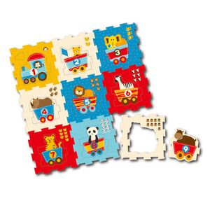 PISO GOMA EVA TALBOT ANIMALES Y NUMEROS x 9U. 30,5x30,5x1cm.